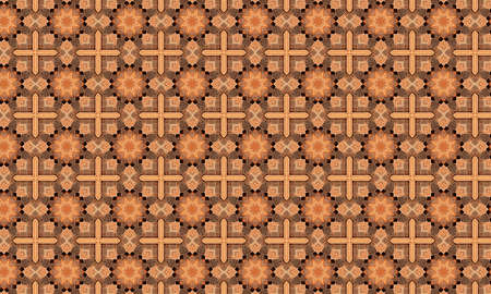 Ikat seamless pattern. Tribal art print. Chevron geometric background. Abstract zigzag pattern for...