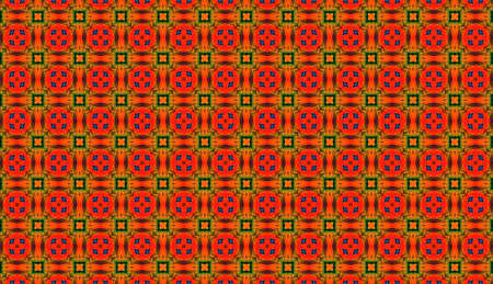 Abstract geometric frame, illustration. Art Deco style, light colors. Textile patternの写真素材