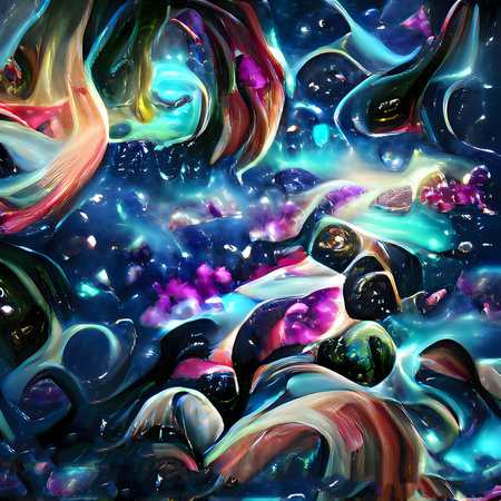 abstract fractal background. Abstract painting multicolor texture. motion holiday background.