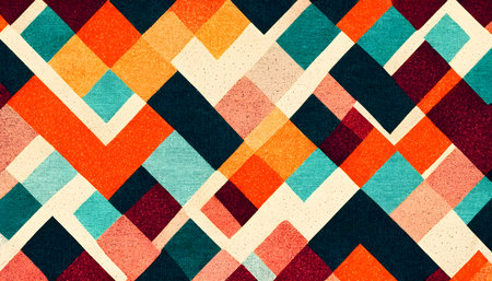 Seamless geometric pattern with rhombuses. Abstract background.の写真素材