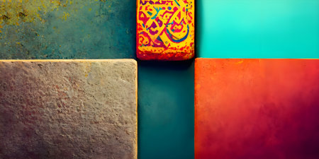 Colorful textured wall background. Textured background for design.の写真素材