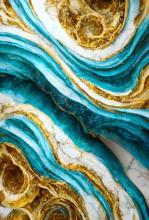 Marble patterned texture background. Marbling artwork for design. Agate ripple pattern.の写真素材