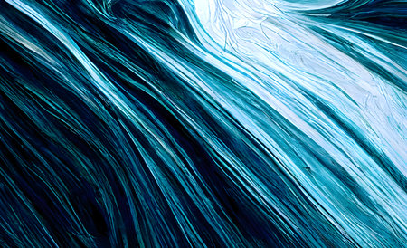abstract blue background with some smooth lines in it (see portfolio for more in this series)の写真素材