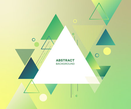 Abstract geometric background with triangles and space for text. Vector illustration.のイラスト素材