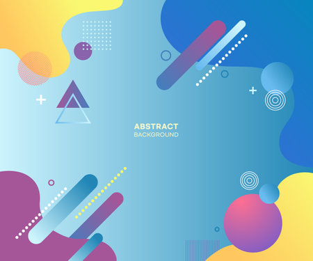 Abstract background with geometric elements and place for your text. Vector illustration.のイラスト素材