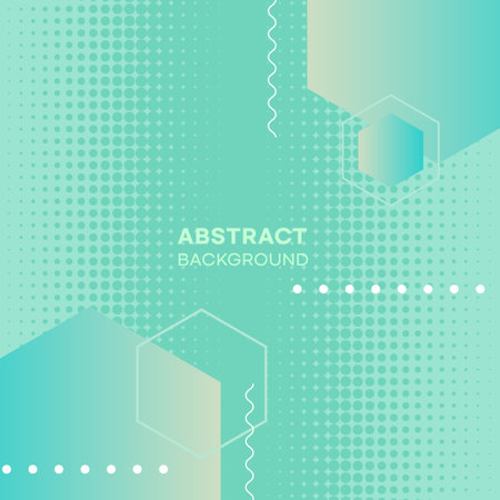 Abstract geometric background with halftone dots and place for text. Vector illustrationのイラスト素材