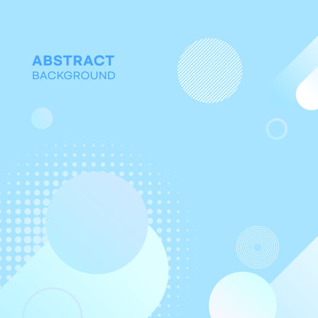Abstract geometric background with circles and dots. Vector illustration for your designのイラスト素材