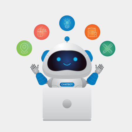 Robot concept with icon design, vector illustration 10 eps graphic.のイラスト素材