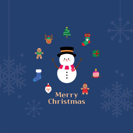 Christmas Design Templateのイラスト素材