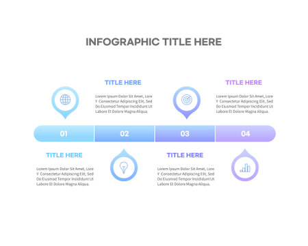 Infographic design template with place for your data. Vector illustration.のイラスト素材