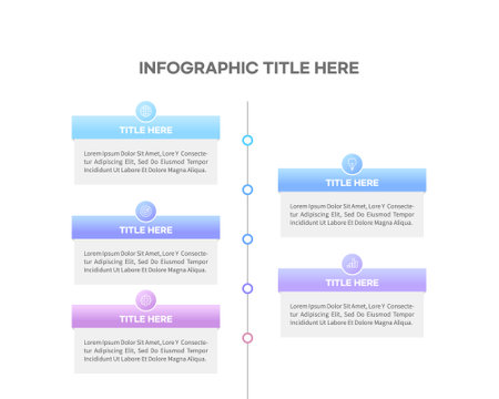 Infographic design template with place for your data. Vector illustration.のイラスト素材