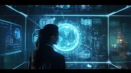 Hologram AI Chat Systemの素材