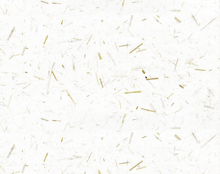 Korean traditional Korean paper pattern. White paper texture with golden tinsel. Abstract background and texture for design.の写真素材