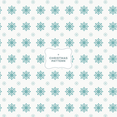 Seamless pattern of snowflakes. Christmas and New Year backgroundのイラスト素材