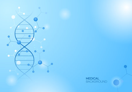 Medical and Technical Abstract Vector Illustration Backgroundのイラスト素材