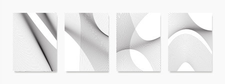 Artistic design outline wall art on white canvas. Decoration for wall frame prints, canvas prints,...