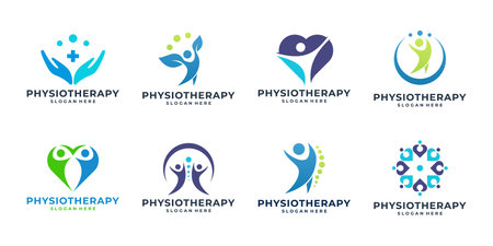 set of Healthcare Medical Logo design collection.のイラスト素材