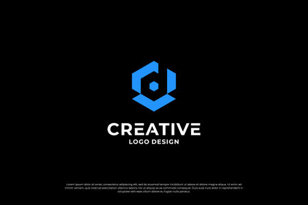Letter D logo design vector. Initial letters D for logo brand. Creative D sign initial letter.のイラスト素材