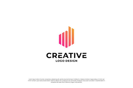 Letter D logo design vector. Initial letters D for logo brand. Creative D sign initial letter.のイラスト素材