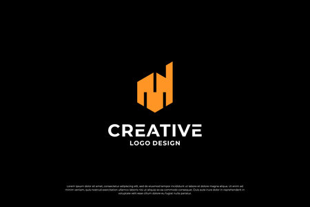 Letter D logo design vector. Initial letters D for logo brand. Creative D sign initial letter.のイラスト素材