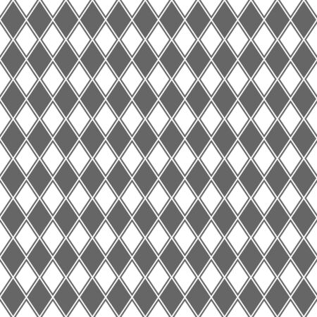 checkered rhombus seamless vector pattern. chess style. modern texture design.のイラスト素材