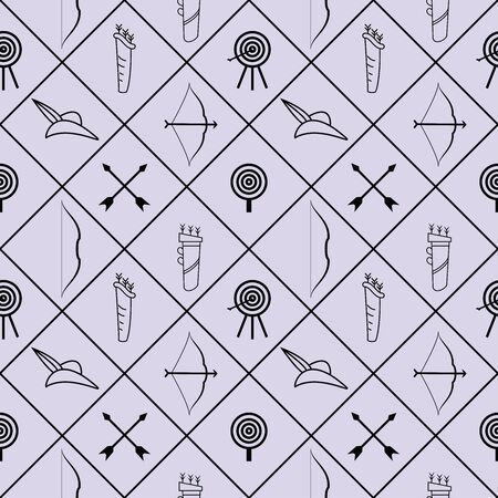a simple seamless pattern of sports equipments for printing, backdrop, wallpaper. these designs can also be used for the decoration purpose.のイラスト素材