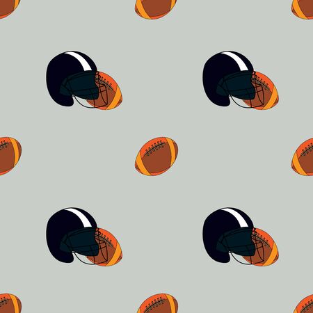 a simple seamless pattern of sports equipments for printing, backdrop, wallpaper. these designs can also be used for the decoration purpose.のイラスト素材