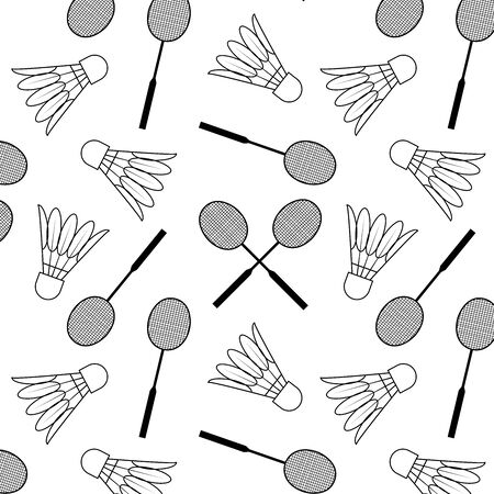 a simple seamless pattern of sports equipments for printing, backdrop, wallpaper. these designs can also be used for the decoration purpose.のイラスト素材