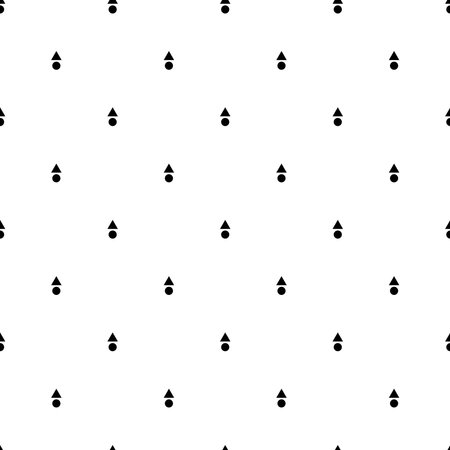 Repeating geometric tile linear pattern with hatched squares. minimalist ornate. trendy hipster pattern.のイラスト素材