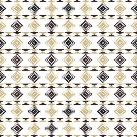 Seamless aztec pattern. ethic decorative illustration with geometric ornaments. Background for...