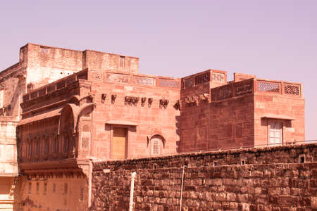 Jodhpur city view from Mehrangarh fort. Indian history and culture photographs.