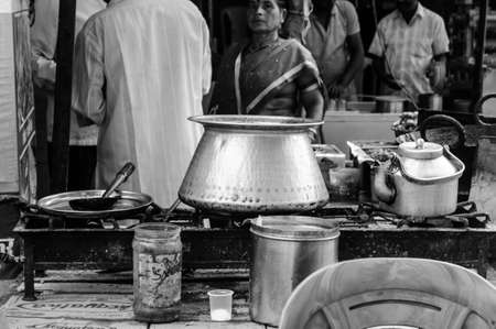 Old India street food photosのeditorial素材