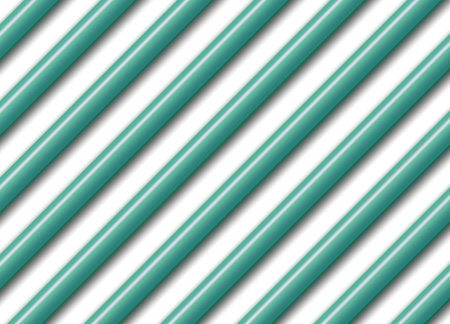 Teal color Seamless striped pattern. Striped diagonal background. Vector illustration 3d render illustration.の写真素材