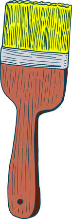 Brush illustrationのイラスト素材