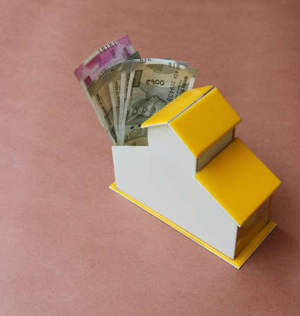 Real estate and money related concept