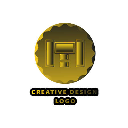 Creative Design Golden Letter M Logo Vector Great for Any Businesses/Companies/Projects/Purposes Nicheのイラスト素材