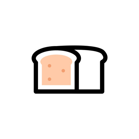 Bread Conceptual Icon Vector Design Illustrationのイラスト素材