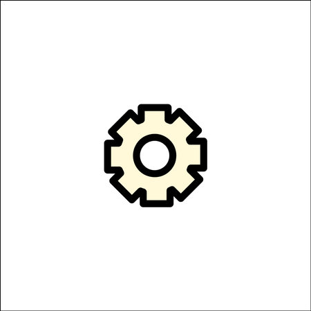 Setting Icon Conceptual Vector Design Illustrationのイラスト素材