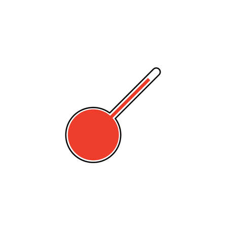 Thermometer Concept Icon Vector Illustration Designのイラスト素材