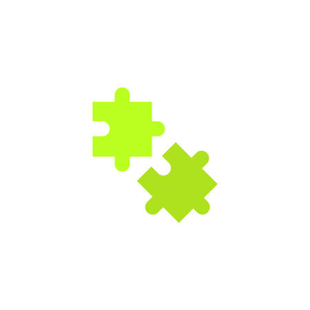 Puzzle Pieces Colour Conceptual Icon Designのイラスト素材