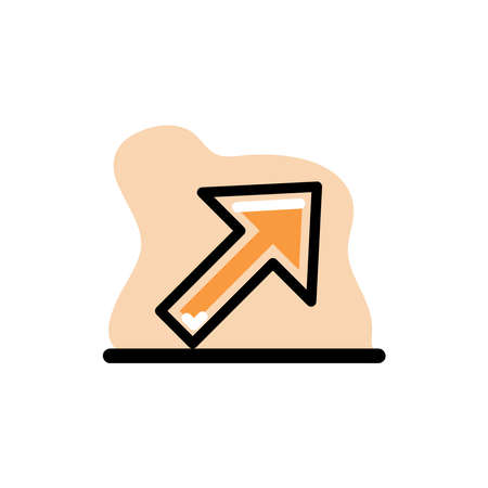 Arrow Vector Icon Conceptual Design eps10のイラスト素材