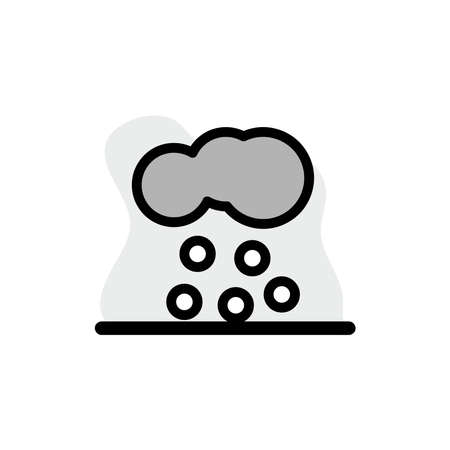 Snow Weather Vector Conceptual Icon Design Illustration eps10のイラスト素材