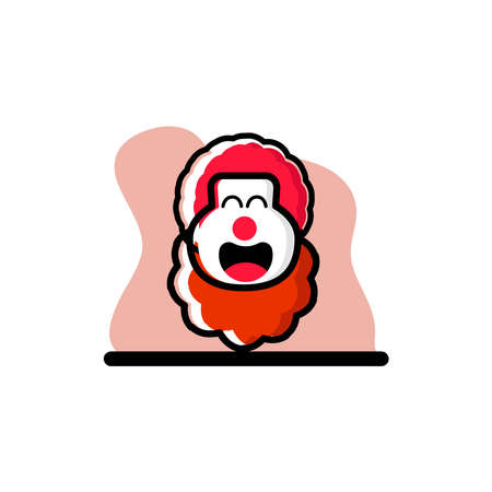 Clown Conceptual Icon Vector Illustration Designのイラスト素材