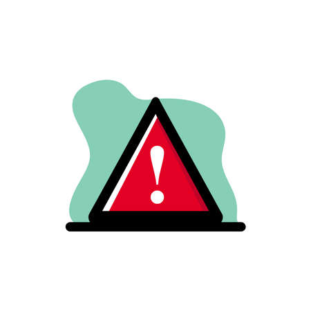 Be Careful Icon Conceptual Vector Illustration Design Symbolのイラスト素材