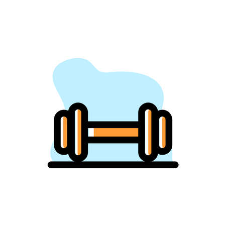 Conceptual Dumbell Vector Illustrationのイラスト素材
