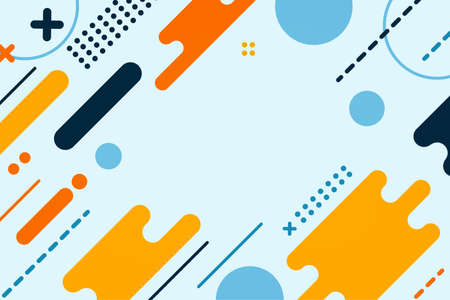 Flat Geometric Vector Background Design great for to be a background for your projects or any other...
