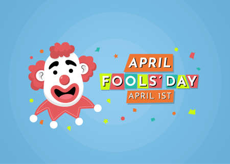 April Fools Day Illustration Background Vector Design eps10 great to be used as a banner, background, poster, flyer, or any other similar purposes relating to April Foolsâ Dayのイラスト素材