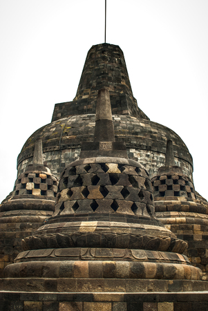 Central Stupa of Borobudur Java island, Indonesiaの写真素材