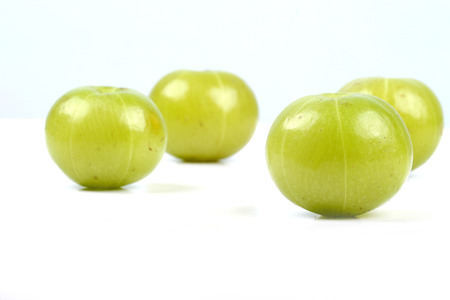 amla in whiteの写真素材