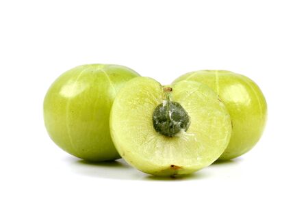 amla in whiteの写真素材